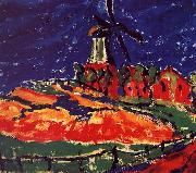 Erich Heckel Windmill, Dangast painting
